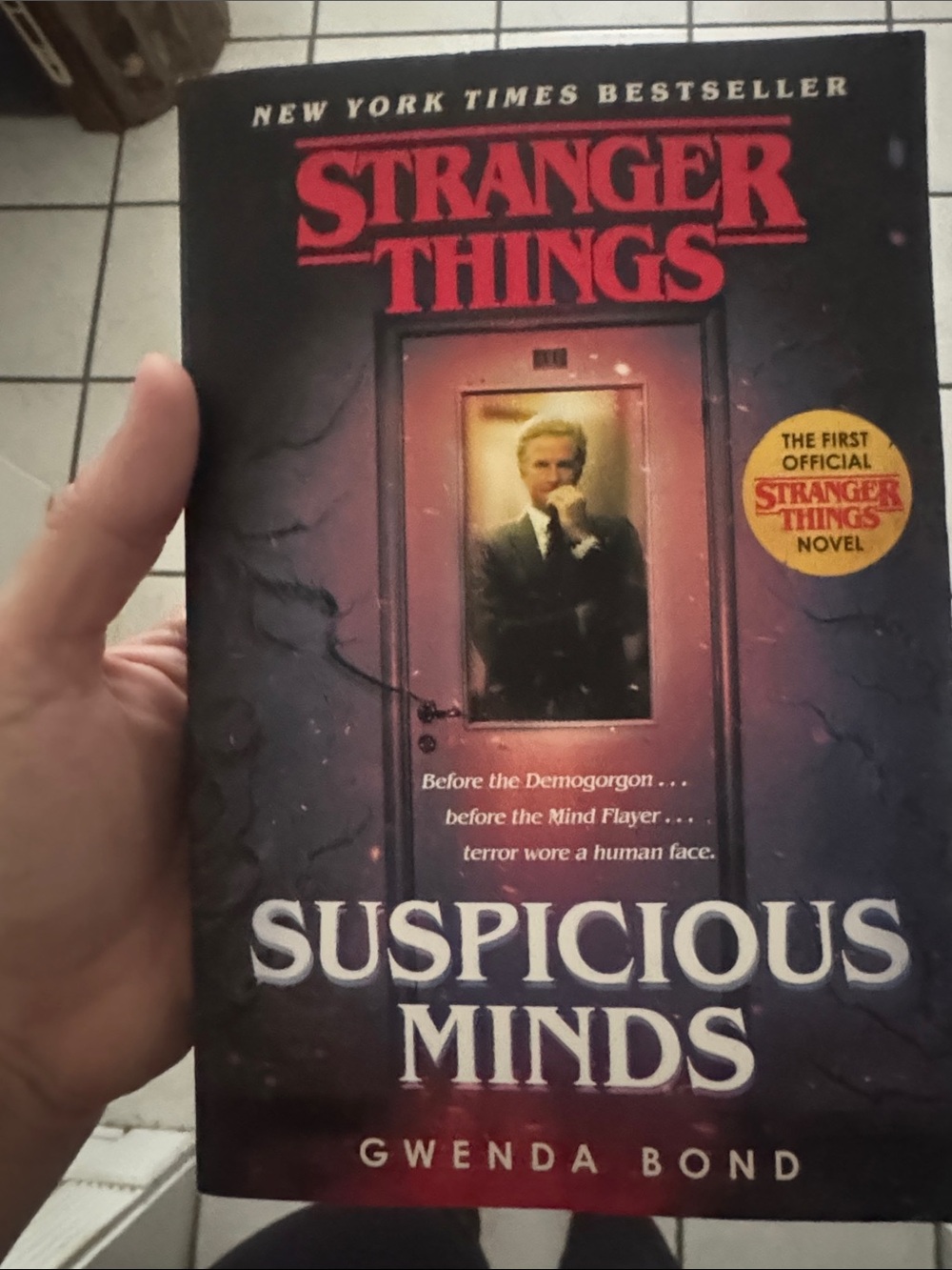 Stranger Things: Suspicious Minds Novel - Black Cover by Gwenda Bond